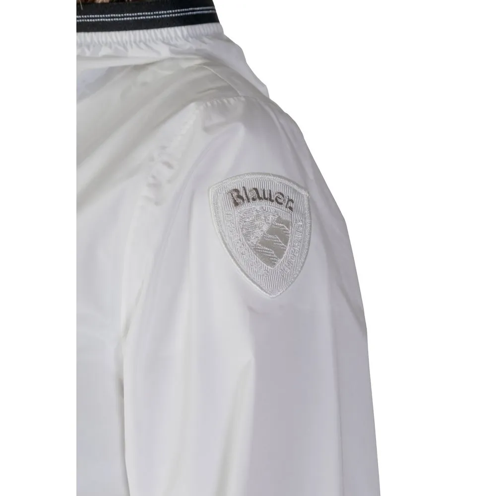Blauer Women's White Polyamide Jackets & Coat