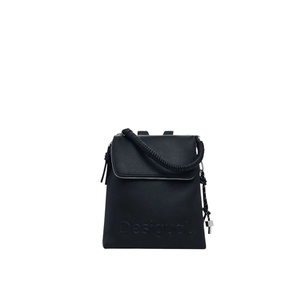 Desigual Women's Black Polyethylene Backpack