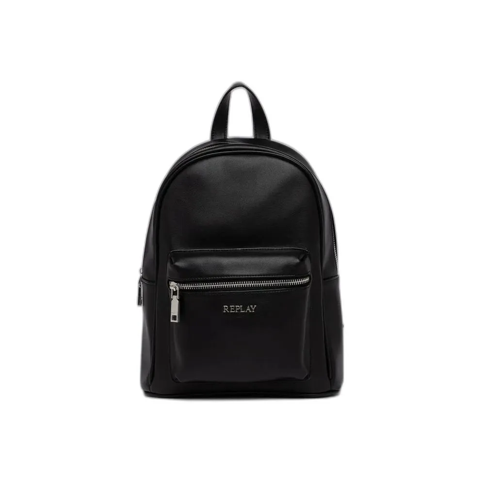 Replay Women's Black Polyethylene Backpack