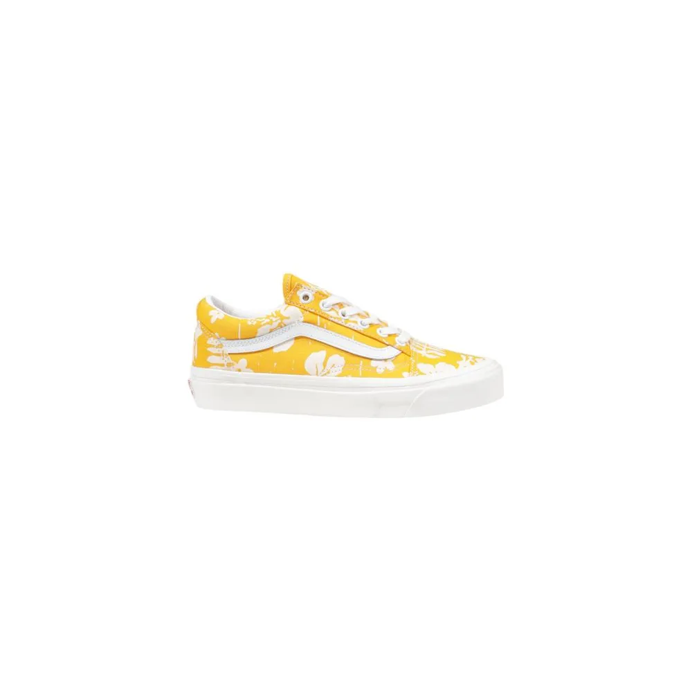 Vans Women's Yellow Fabric Sneaker