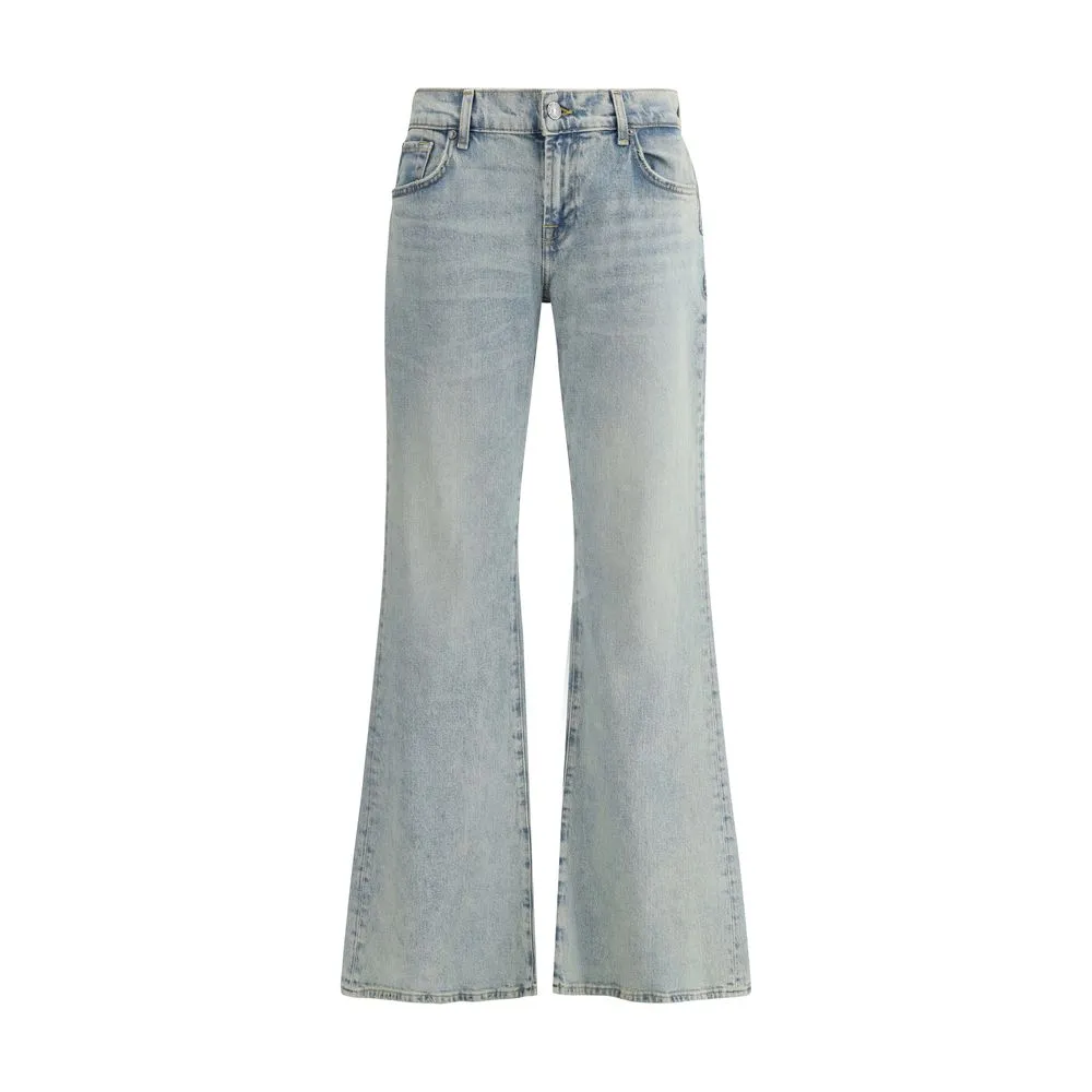 7FOR Women's Spencer Flare Sahara Jeans