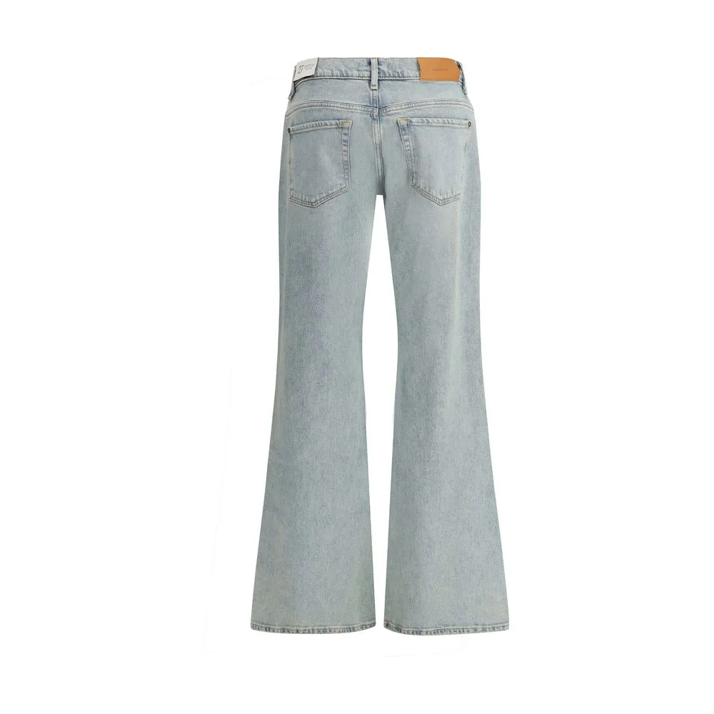 7FOR Women's Spencer Flare Sahara Jeans