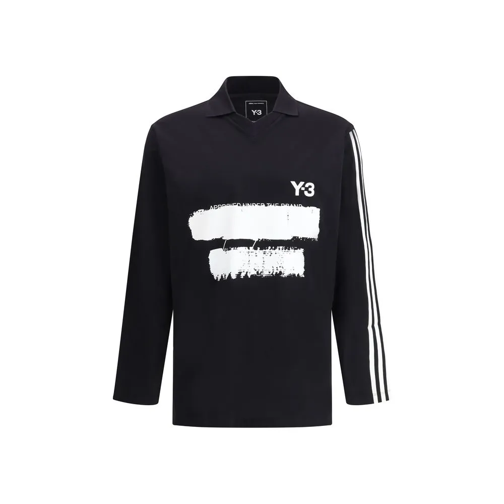 Y-3 Men's Long Sleeve Jersey whit iconic bands
