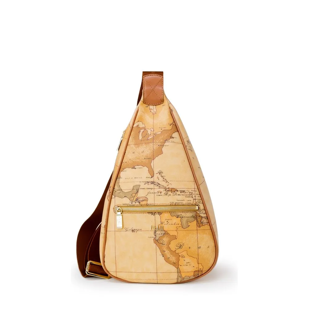 Alviero Martini Prima Classe Women's Brown Cotton Backpack