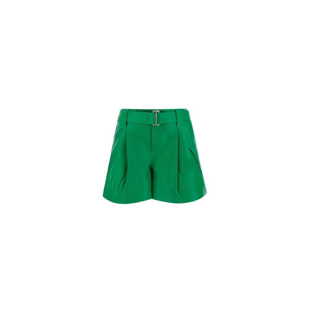 Ganni Women's Belted Shorts