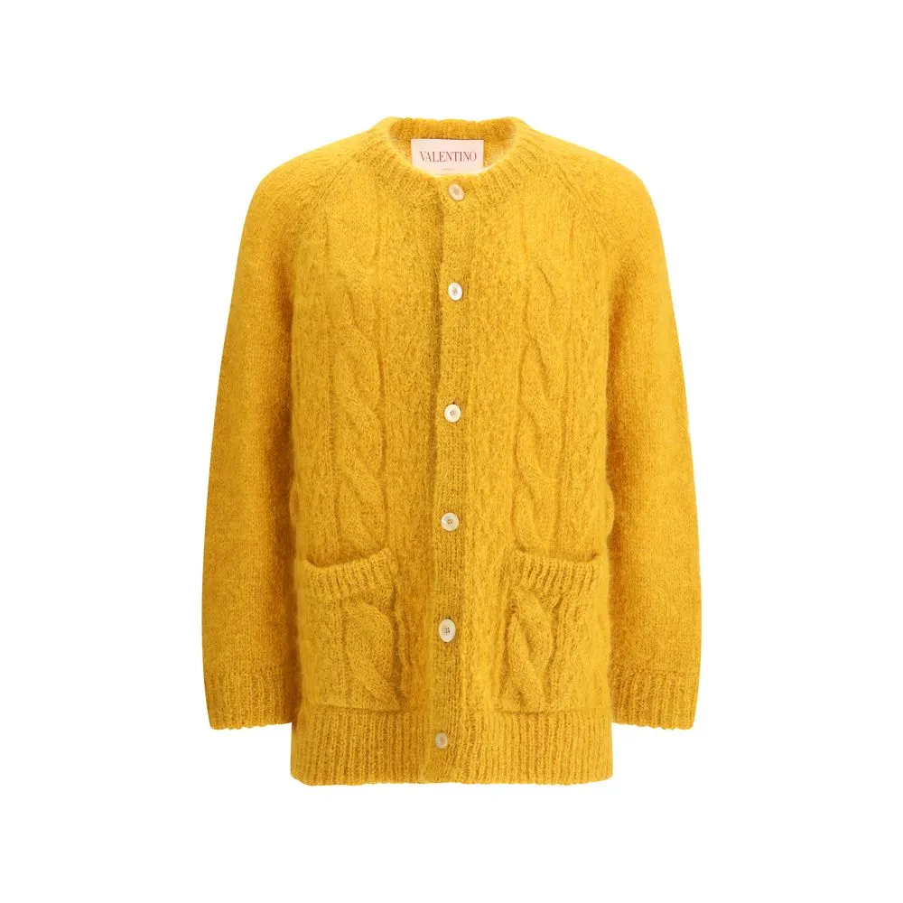 Valentino Men's Wool maxi Cardigan