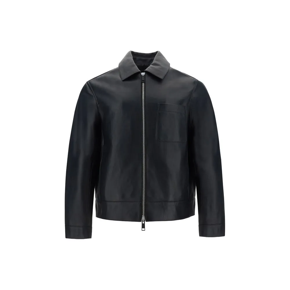 Yves Salomon Men's Leather Jacket