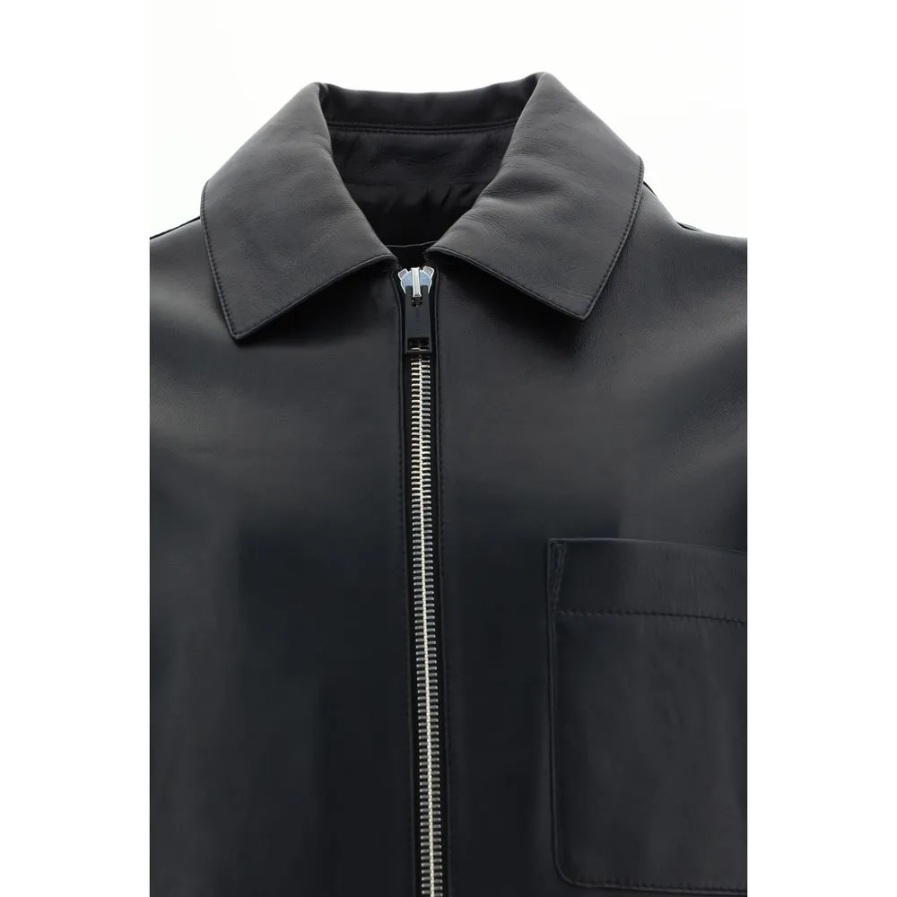Yves Salomon Men's Leather Jacket
