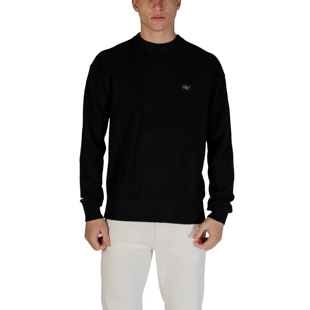 Calvin Klein Jeans Men's Black Cotton Sweater
