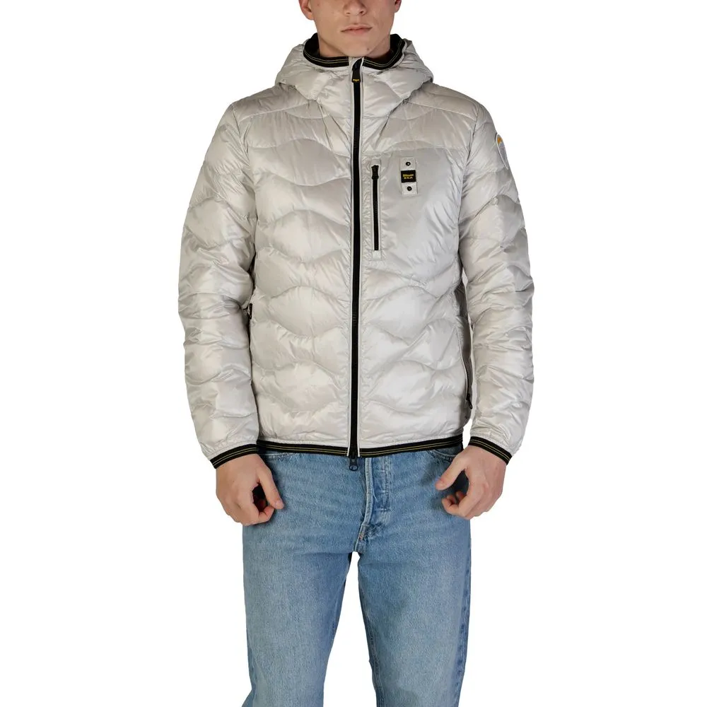 Blauer Men's Gray Polyamide Jacket