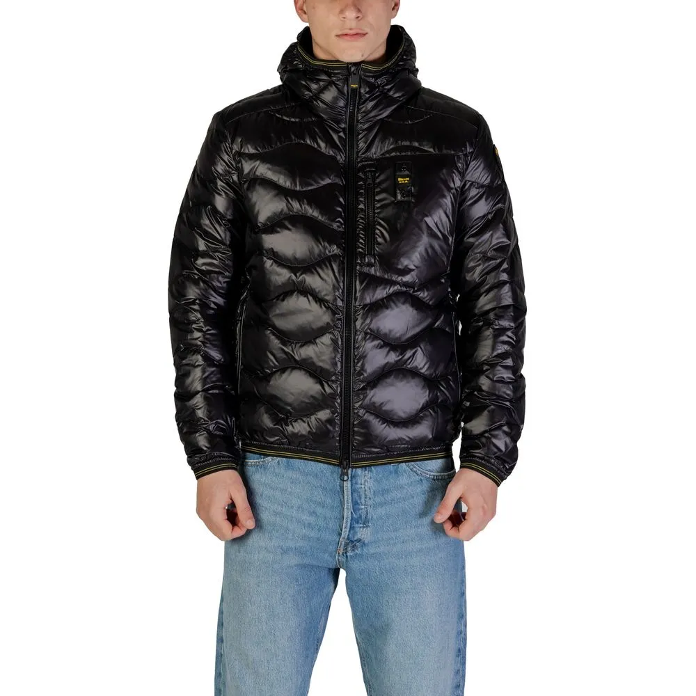 Blauer Men's Black Polyamide Jacket