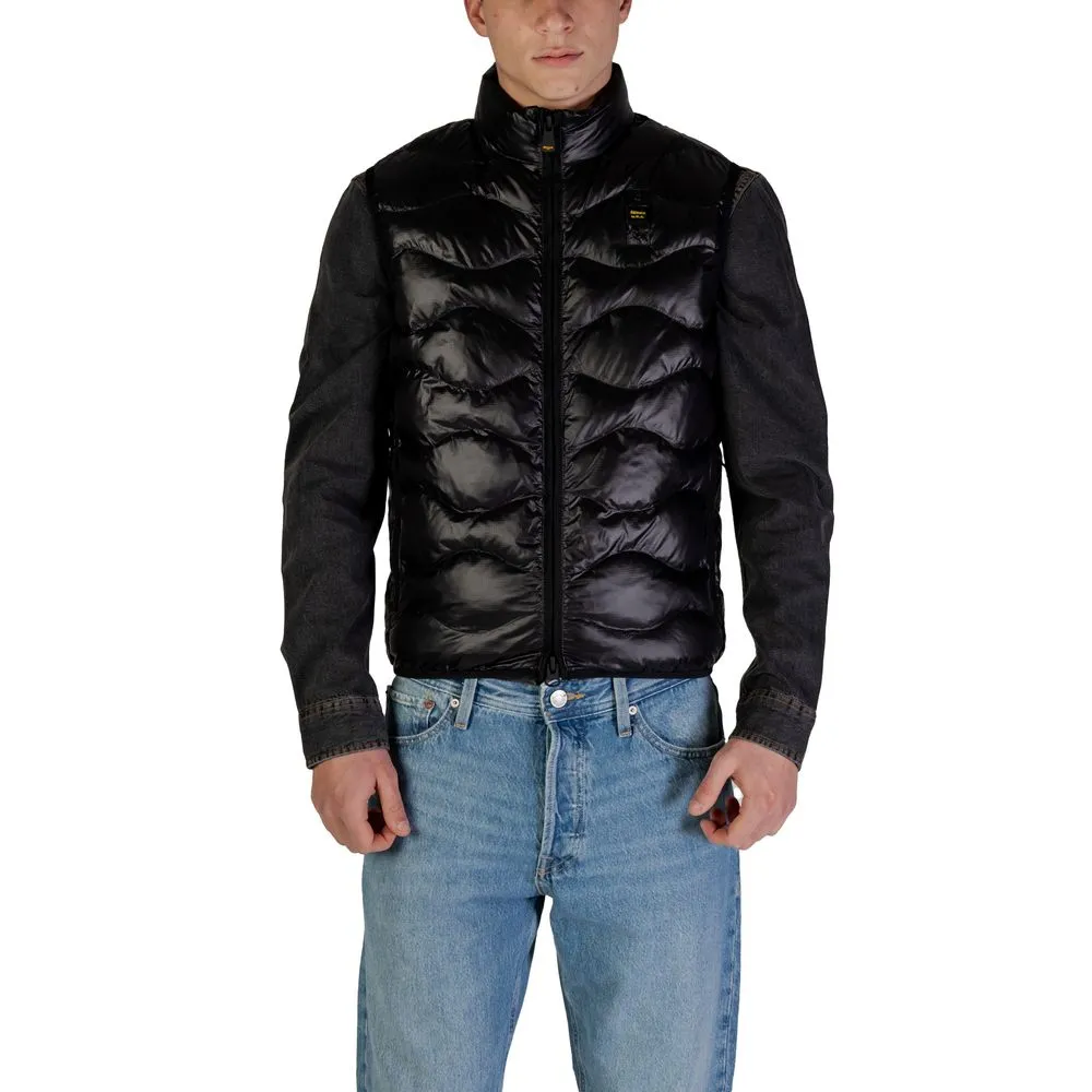 Blauer Men's Black Polyamide Jacket