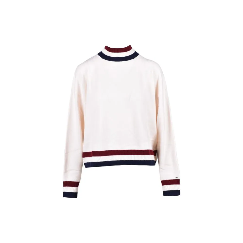 Tommy Hilfiger Women's Cream Wool Sweater