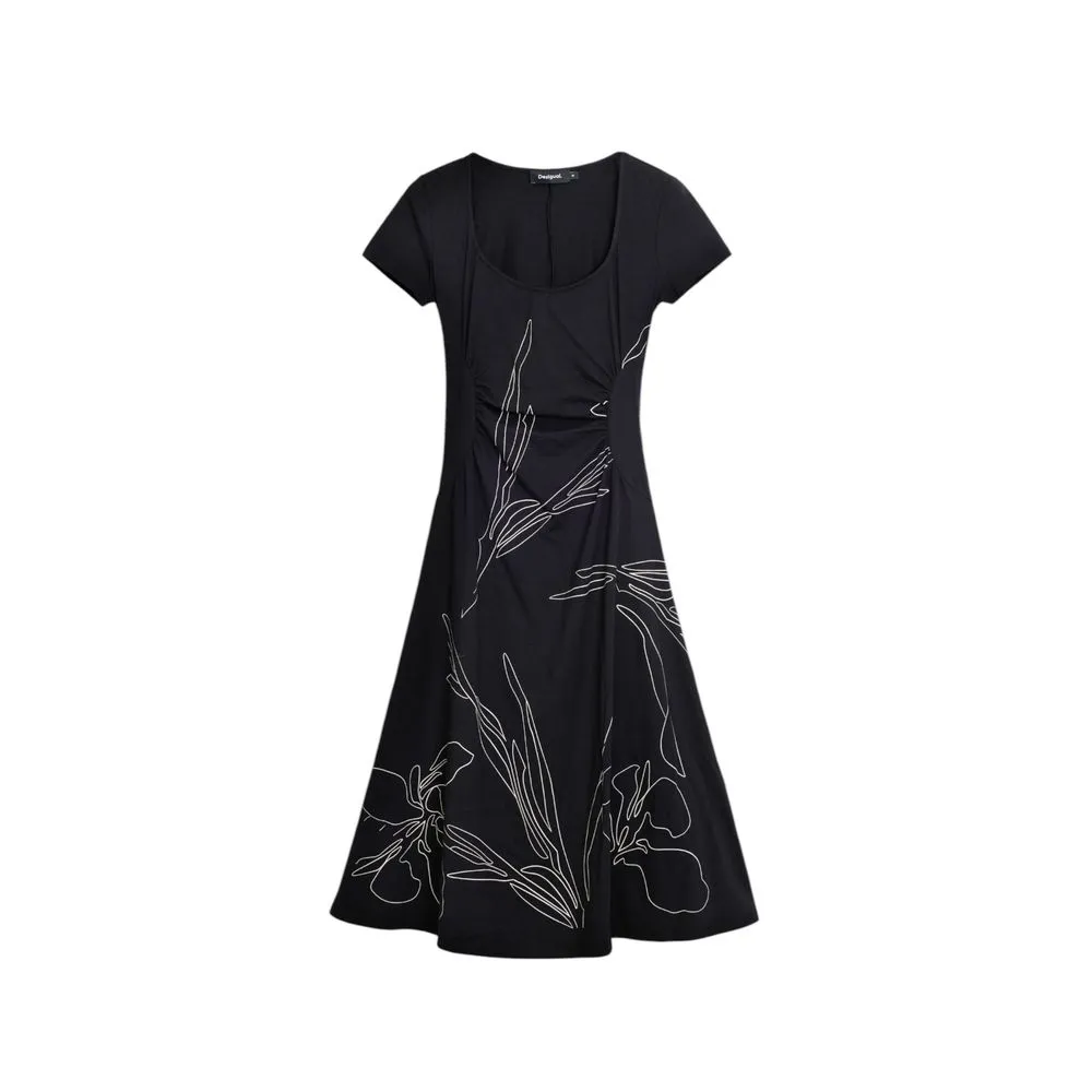 Desigual Women's Black Cotton Dress