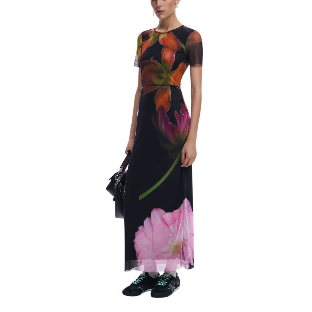Desigual Women's Black Viscose Dress