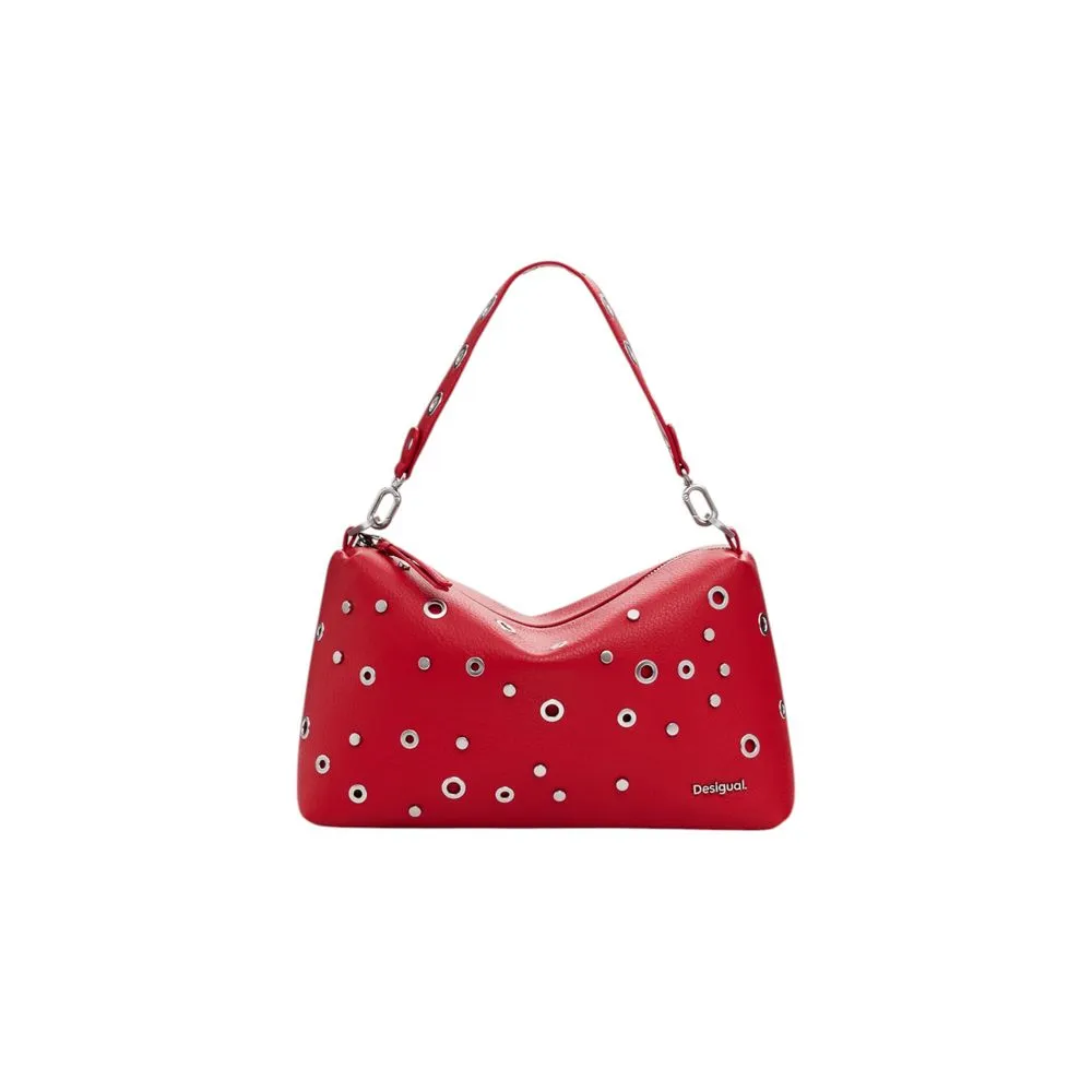 Desigual Women's Red Polyethylene Handbag
