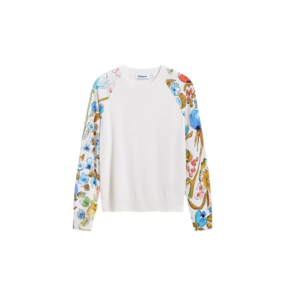 Desigual Women's White Viscose Tops & T-Shirt