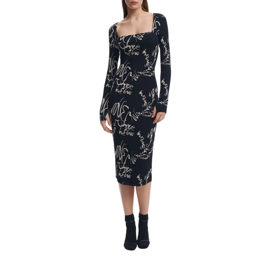 Desigual Women's Black Viscose Dress