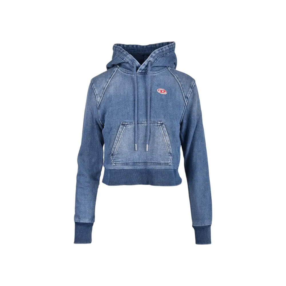 Diesel Women's Blue Cotton Sweater