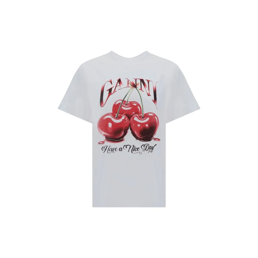 Ganni Women's Cherry Relaxed T-Shirt