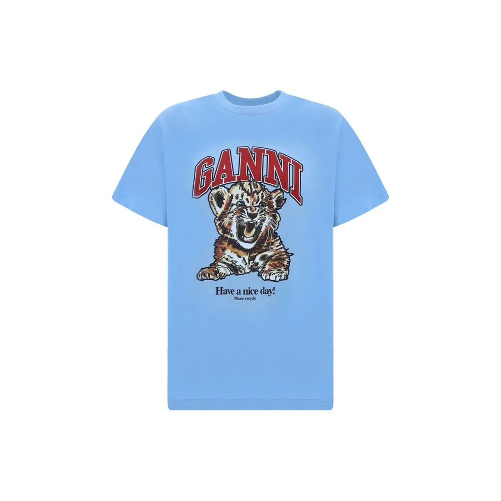 Ganni Women's Tiger Relaxed T-Shirt