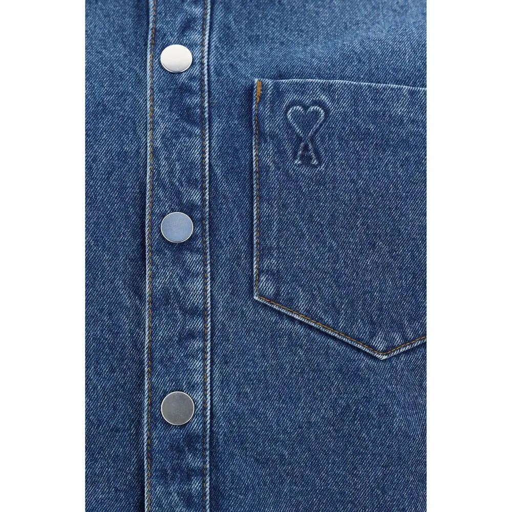 Ami Paris Men's Denim Shirt