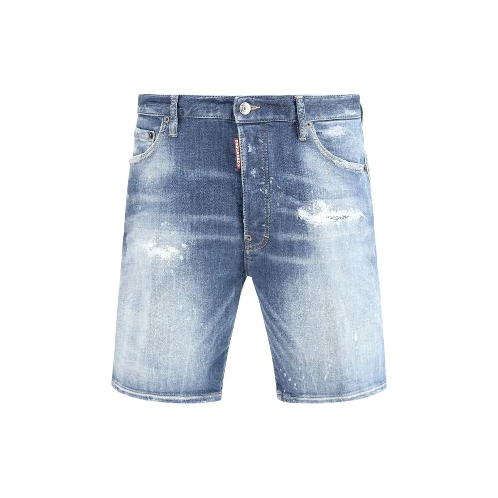 Dsquared² Men's Marine denim shorts