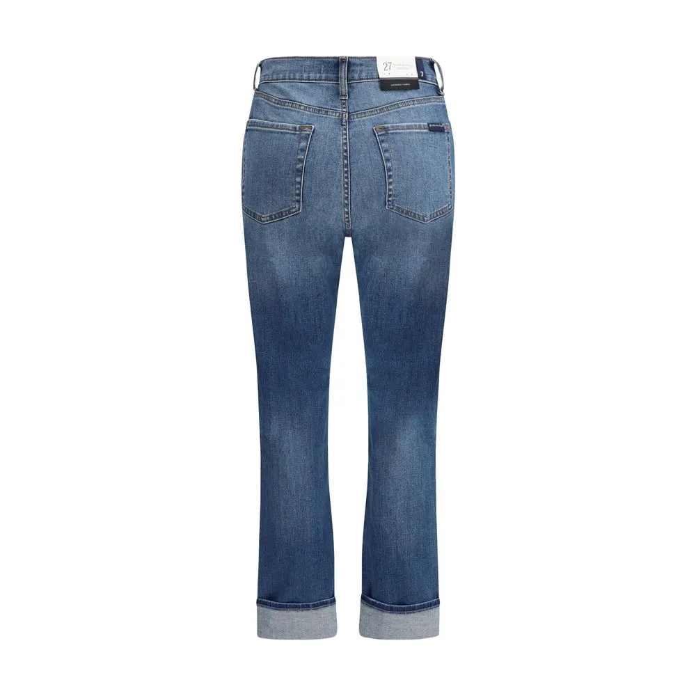 7FOR Women's Skinny Groovy Jeans