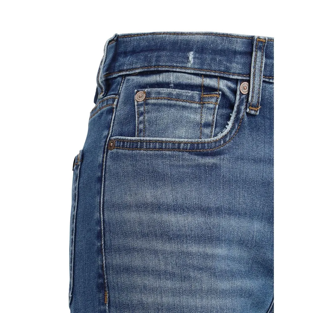 7FOR Women's Skinny Groovy Jeans