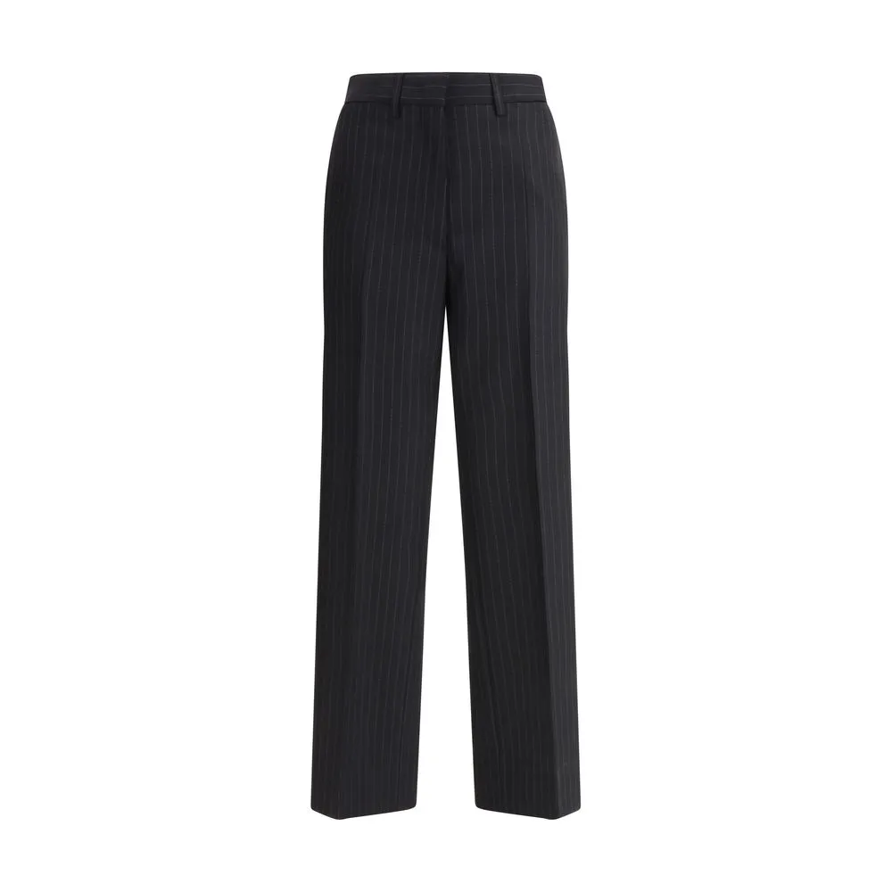 Miu Miu Women's Striped Tailored Trousers