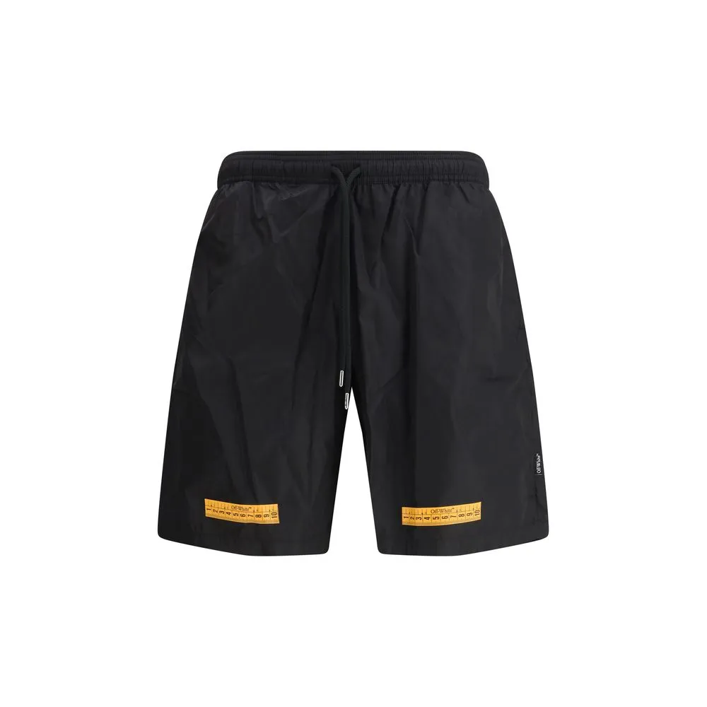 Off-White Men's Tape Surfer Swimshorts