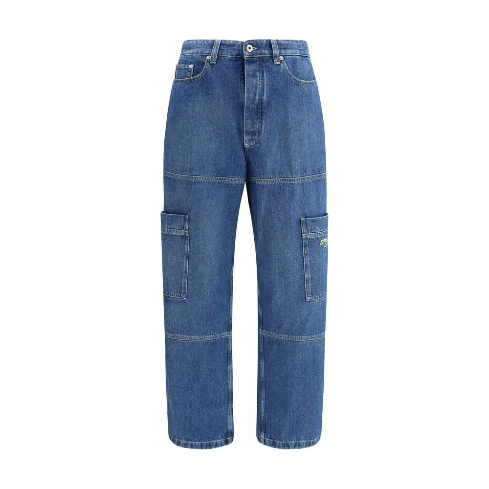 Off-White Men's Cargo Jeans