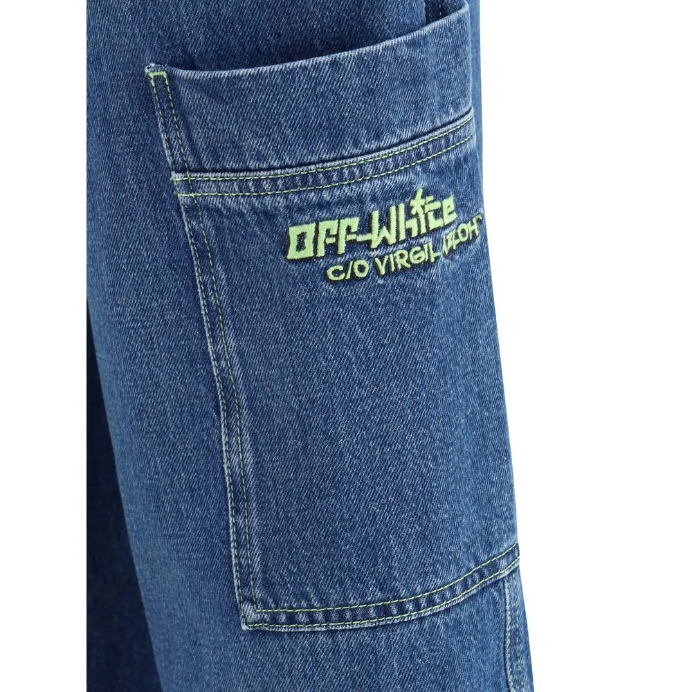 Off-White Men's Cargo Jeans