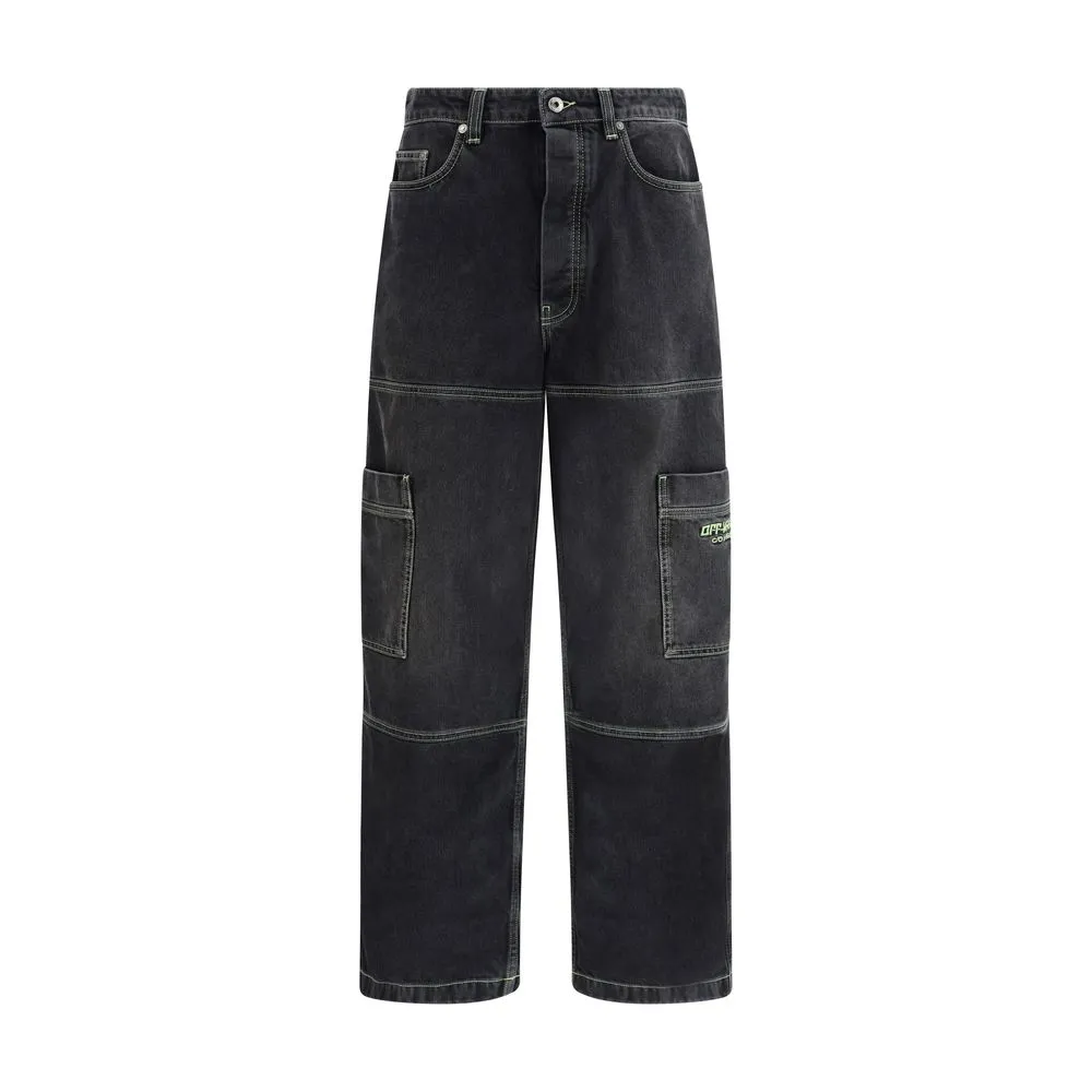 Off-White Men's Vintage Cargo Jeans