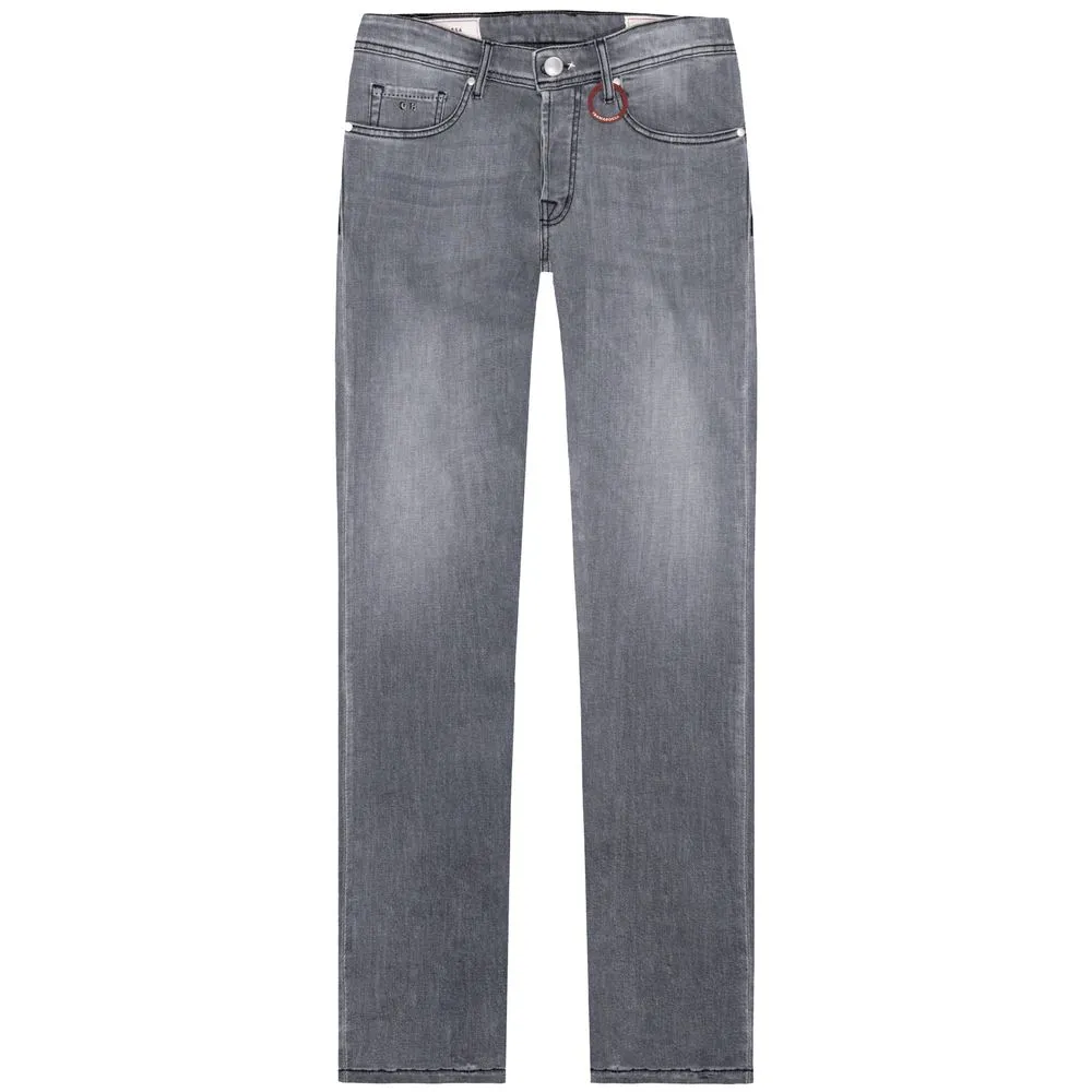 Tramarossa Men's Blue Cotton Jeans & Pant