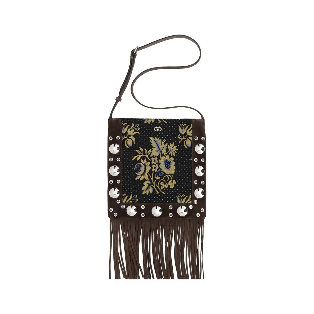 Valentino Garavani Men's Fringe Shoulder Bag