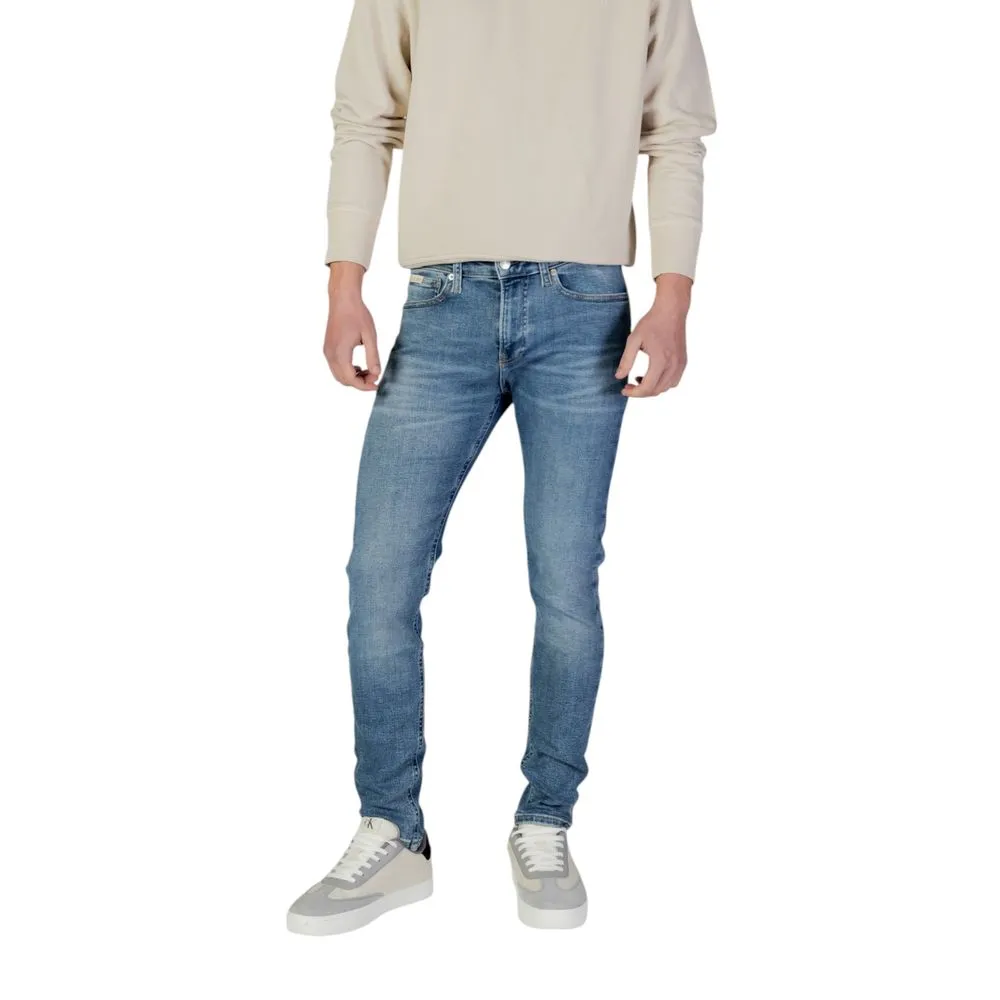 Calvin Klein Jeans Men's Light Blue Organic Cotton Jeans & Pant