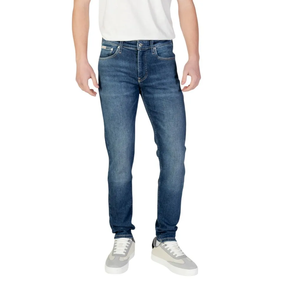 Calvin Klein Jeans Men's Blue Organic Cotton Jeans & Pant