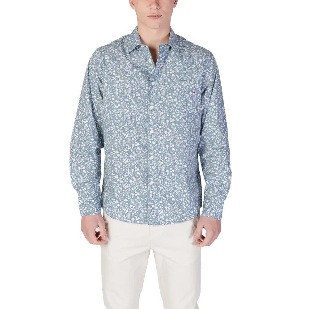 Replay Men's Light Blue Cotton Shirt