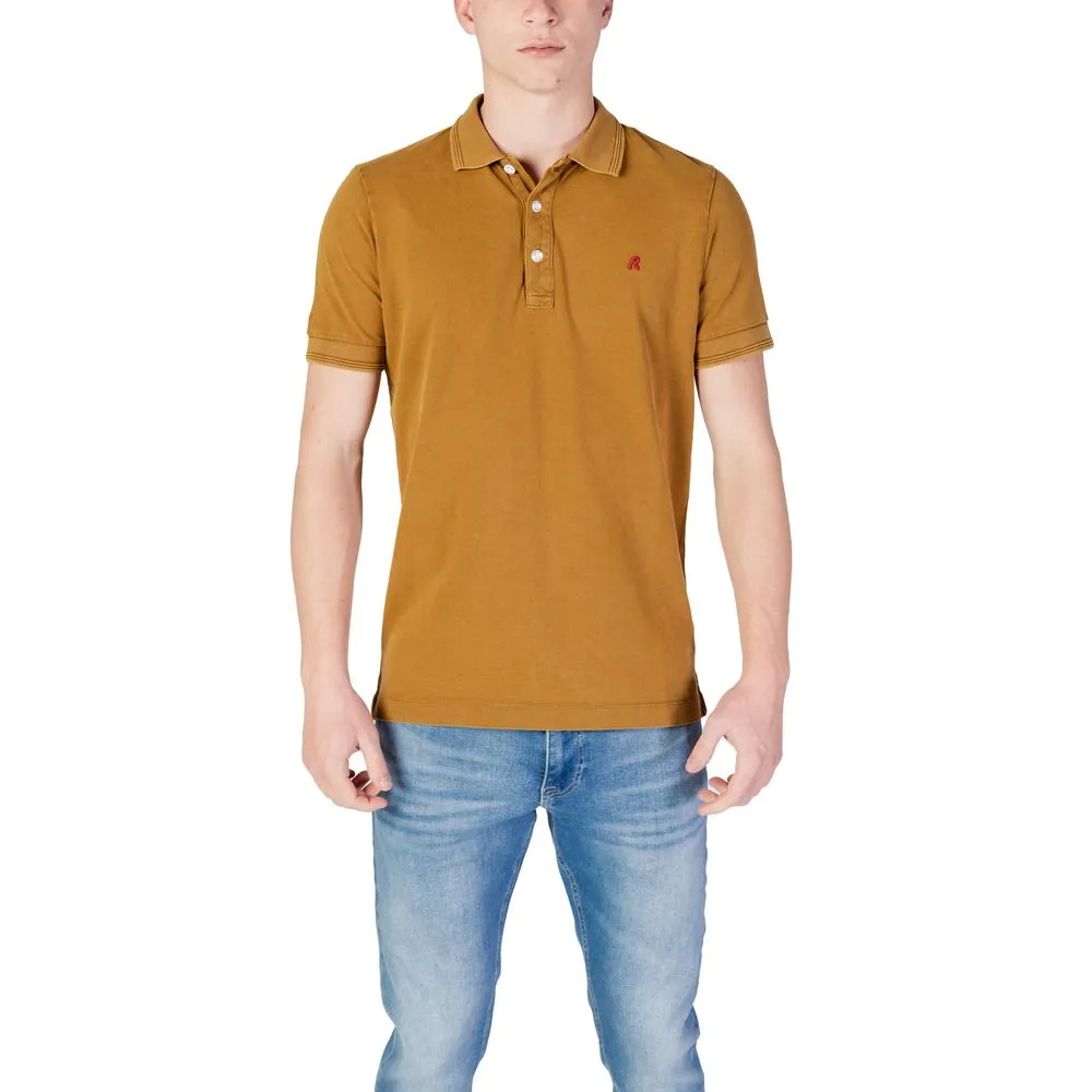 Replay Men's Bronze Cotton Polo Shirt
