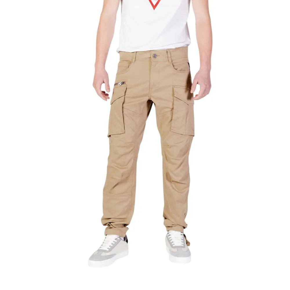 Replay Men's Beige Cotton Jeans & Pant