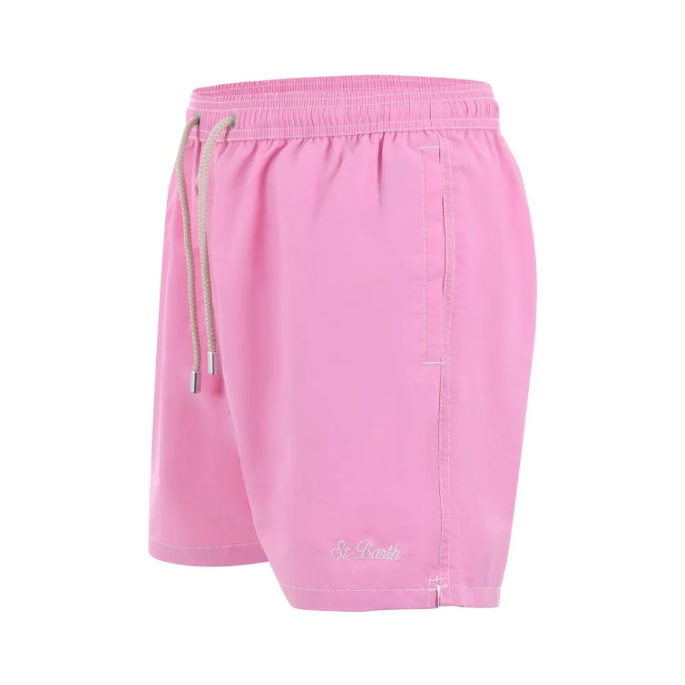 MC2 Saint Barth Men's Pink Polyester Men's Swimwear Boxer