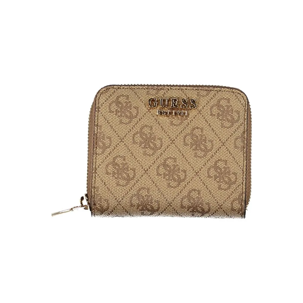 Guess Jeans Women's Beige Polyethylene Wallet