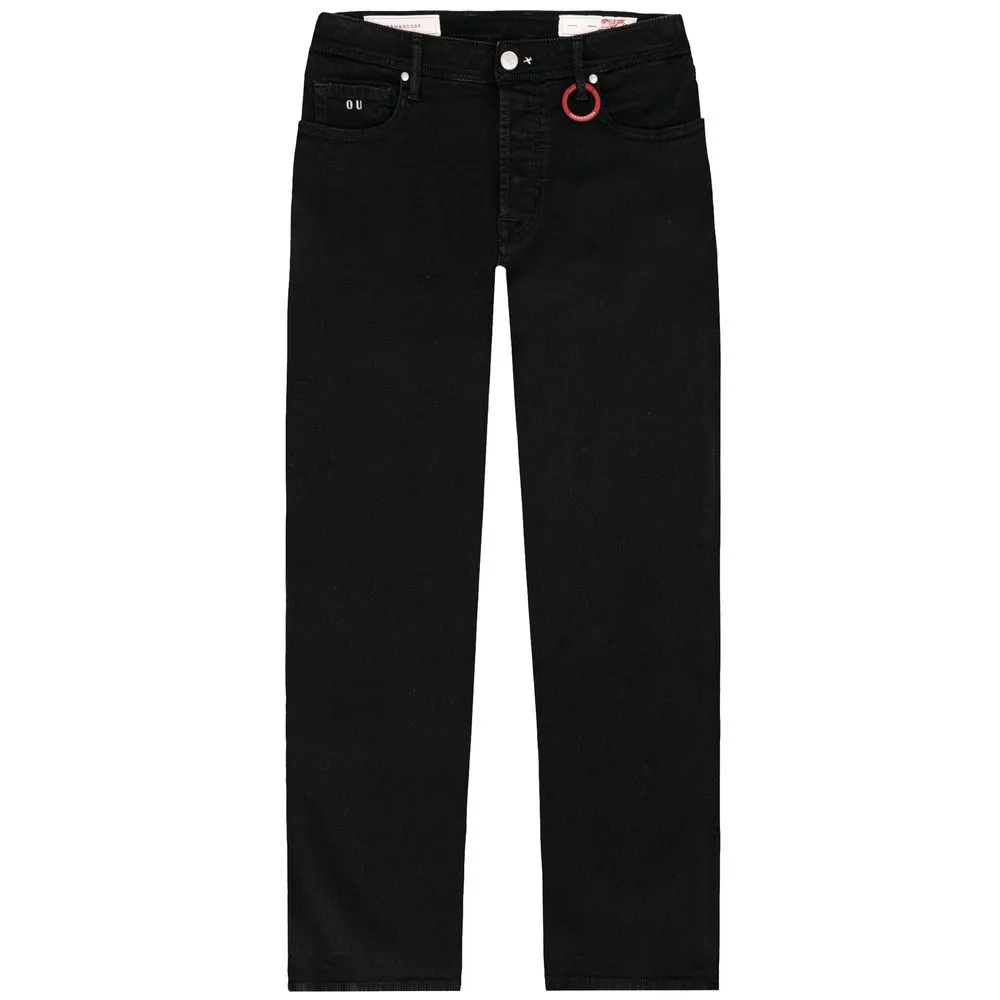 Tramarossa Men's Black Cotton Jeans & Pant
