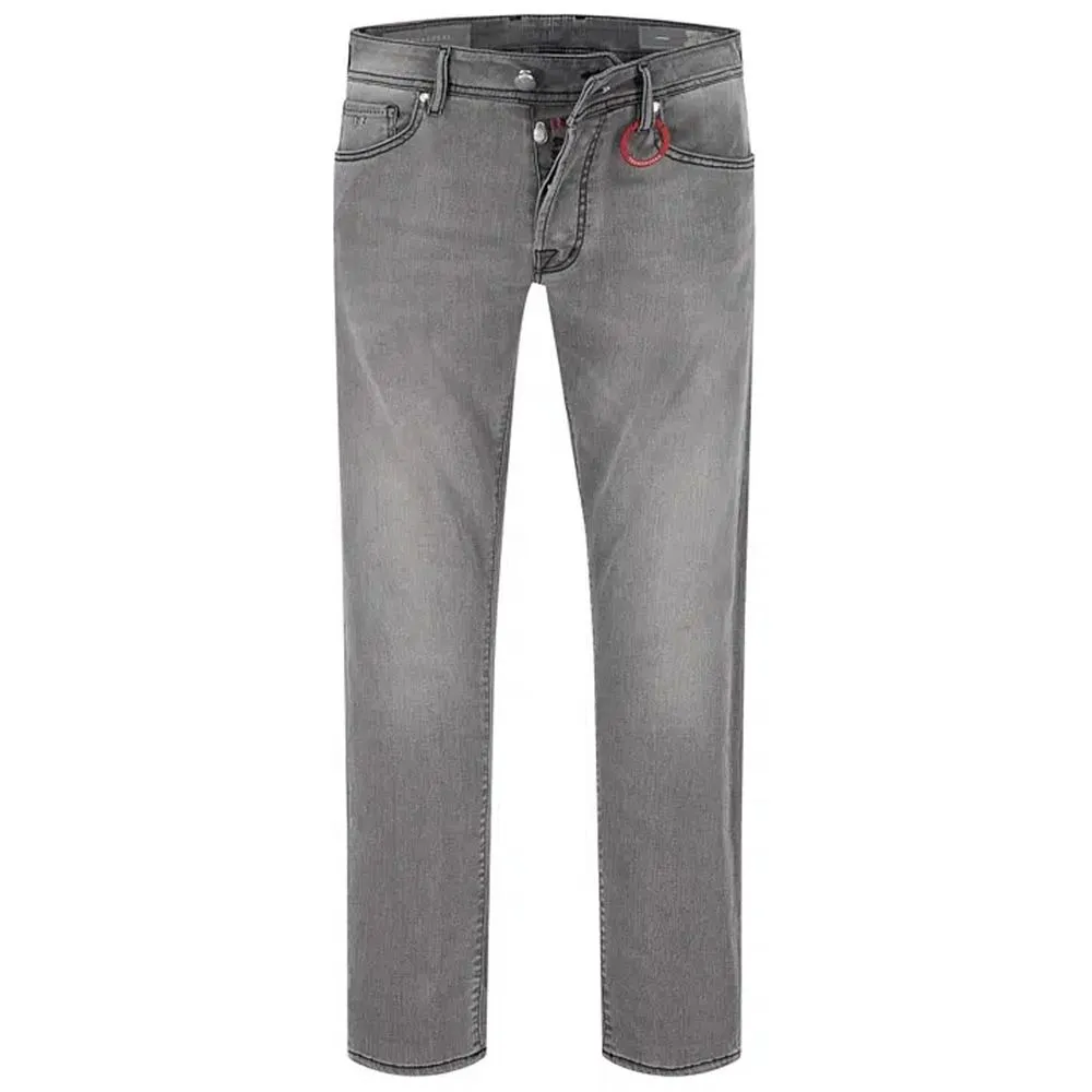Tramarossa Men's Gray Cotton Jeans & Pant