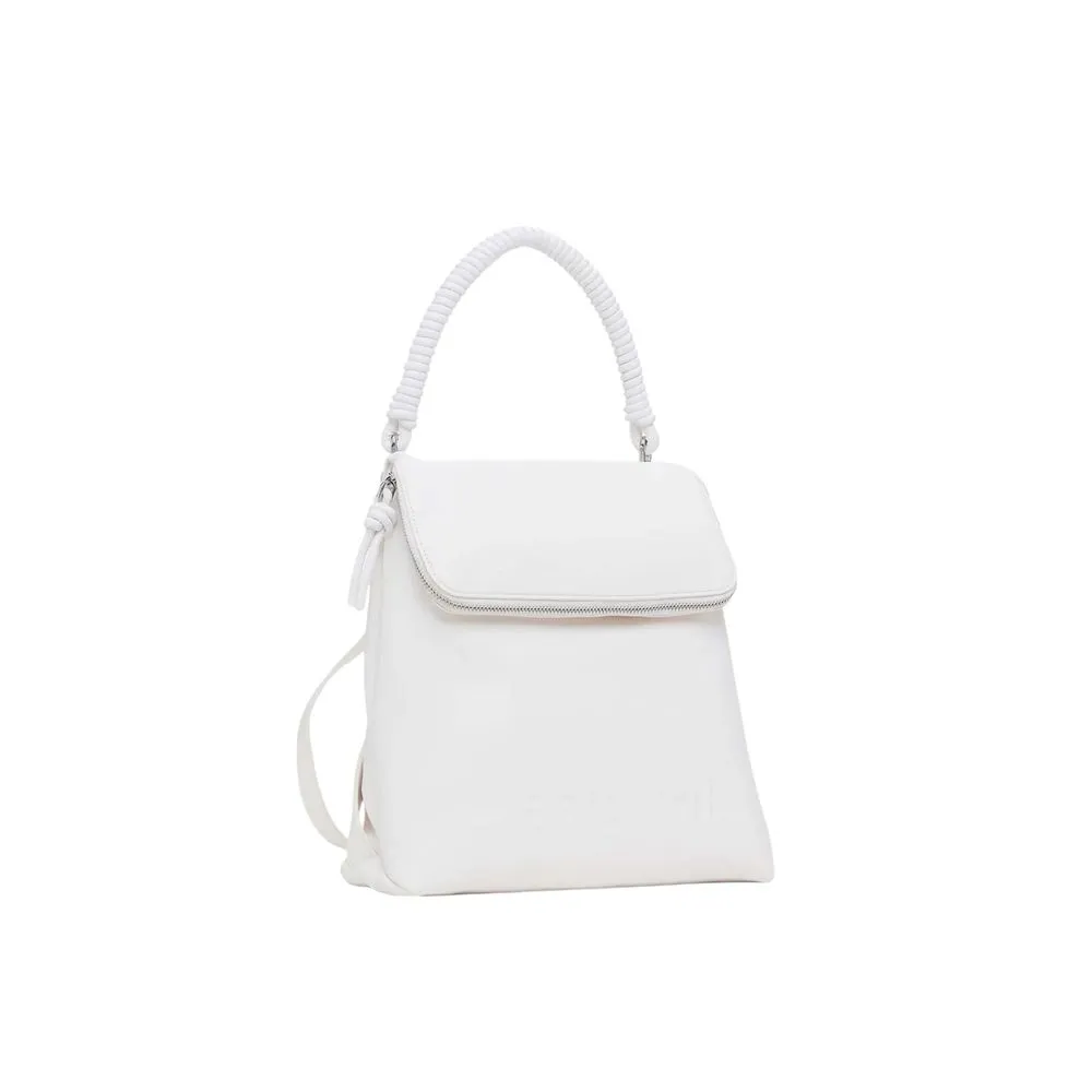 Desigual Women's White Polyethylene Backpack