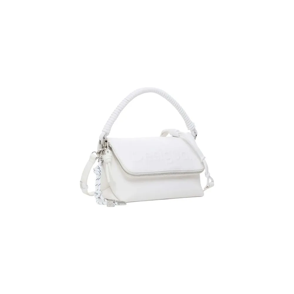 Desigual Women's White Polyethylene Handbag