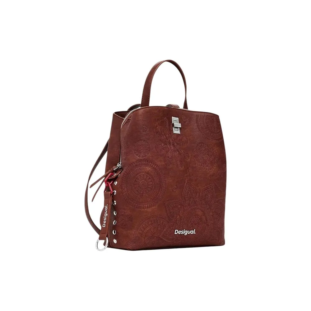 Desigual Women's Brown Polyethylene Backpack