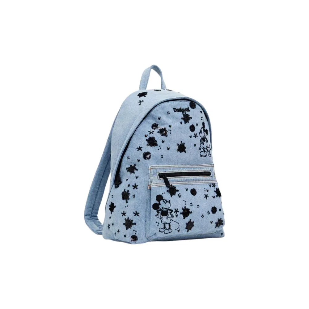 Desigual Women's Light Blue Polyethylene Backpack