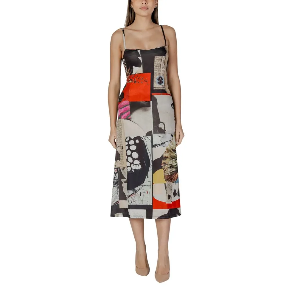 Desigual Women's Red Polyester Dress